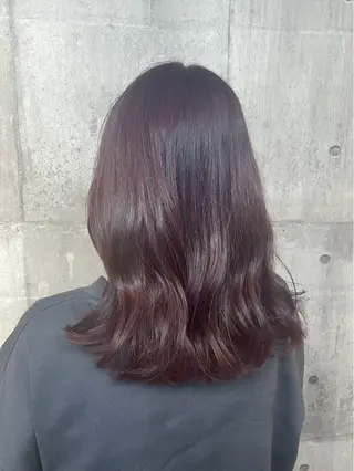 セミロング カラー est hair mar所属・ami .のヘアスタイル