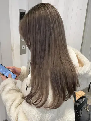 ロング カラー 韓国ヘア🤍 ayanaのヘアスタイル