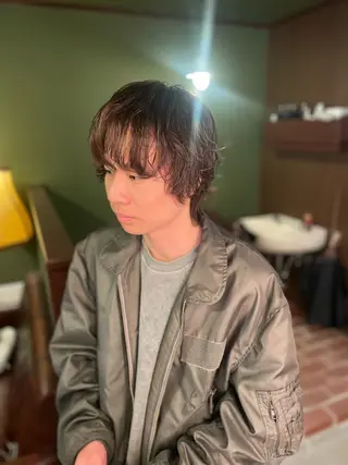 ミディアム カラー パーマ PATH-hair. storeのヘアスタイル