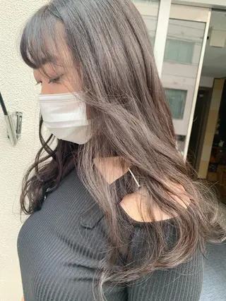 ロング カラー パーマ ヘアアレンジ メンズ キッズ ネイル マツエク・マツパ 架空〜KAQU〜所属・【clan】 NOGAMIのヘアスタイル