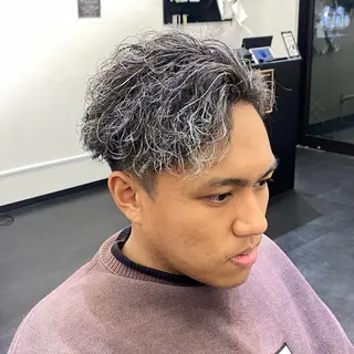 カラー パーマ 👹メンズ鬼特化 /赤池琉👹のヘアスタイル