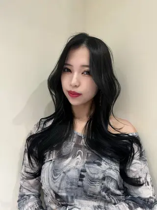 ロング 韓国レイヤー💋/ ワンホン/NANAのヘアスタイル