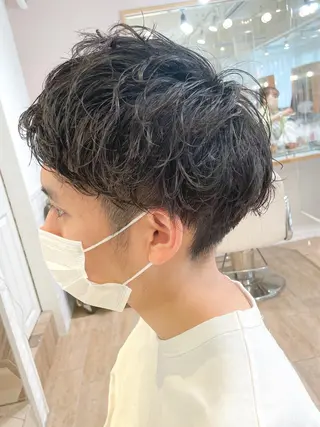 パーマ メンズ ✨カラー支持No.1 🧸ワキ カナコ🧸のヘアスタイル