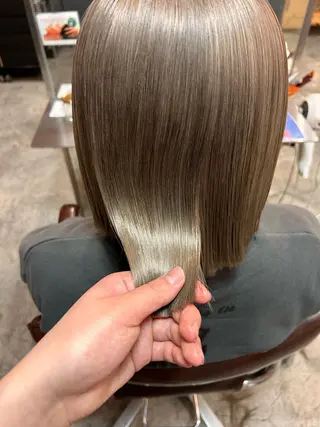 ミディアム カラー keen 立川のヘアスタイル