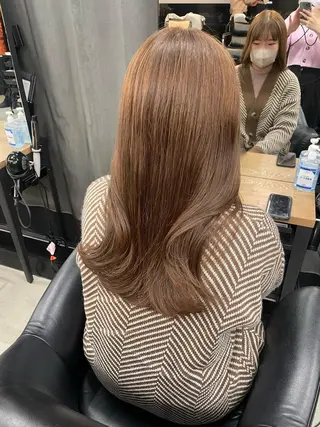 セミロング カラー Allure所属・伊藤 莉奈　韓国ヘアのヘアスタイル