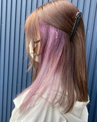 ミディアム カラー 浅野  勇貴のヘアスタイル