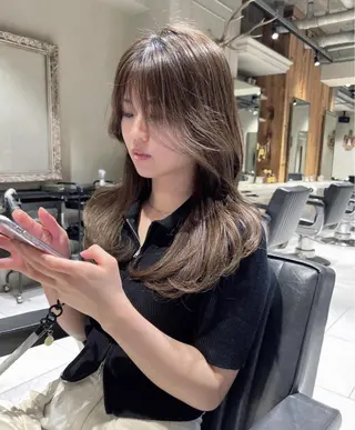 ロング 梅原 大和のヘアスタイル