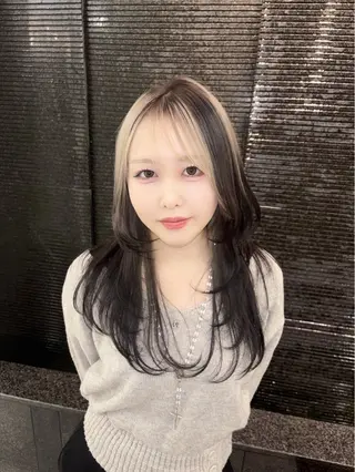 ロング ヘアーメイクウィル野田阪神店所属・Yuu/レイヤー/ ハイライト／野田阪神のヘアスタイル