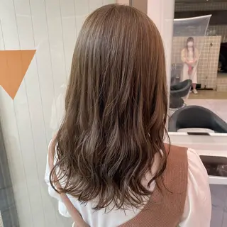 セミロング カラー レイヤー/韓国❣️ 髪質改善/亘紘輝のヘアスタイル