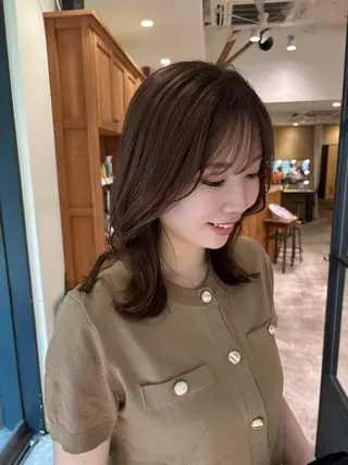 ミディアム 梅田美容室/カット /Maoのヘアスタイル