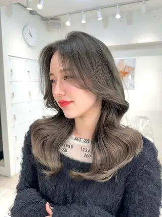 ロング カラー ヘアアレンジ ONYX【オニキス】所属・韓国レイヤーカット/ 髪質改善/郷家拓斗のヘアスタイル