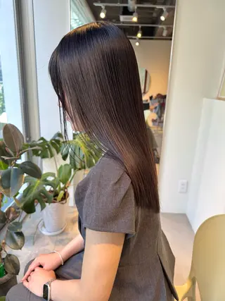 ロング 髪質改善スペシャリス ト長尾勇弥/梅田中津のヘアスタイル