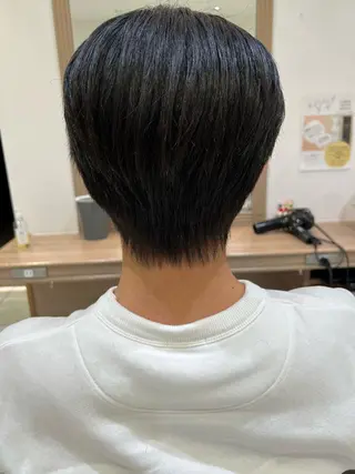 パーマ メンズ 顔周り/韓国レイヤー junkaのヘアスタイル