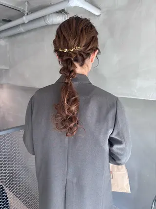 ヘアアレンジ 透明感カラー/set /hana🍀🪽‪のヘアスタイル