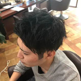 ショート メンズ ツイスパ/メンズ特化 🦋𝑺𝑶𝑵𝑬のヘアスタイル