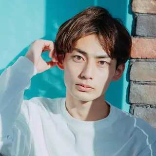 カラー メンズ ✂️🏆ゲンキ メンズパーマ🏆✂️のヘアスタイル