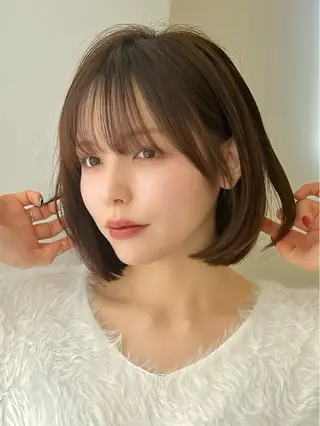 ミディアム ✨上品可愛い 垢抜けカラー/後藤✨のヘアスタイル