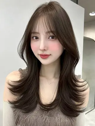 ロング mizuno mahoのヘアスタイル