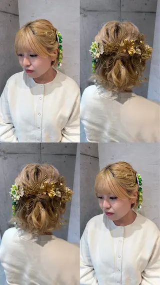 ヘアアレンジ 女性に人気♪ はやしほのかのヘアスタイル