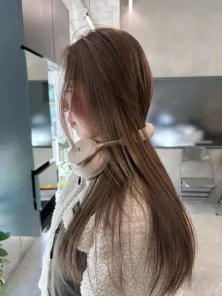 ロング カラー レイヤー/柔色 カラー/SAkiのヘアスタイル