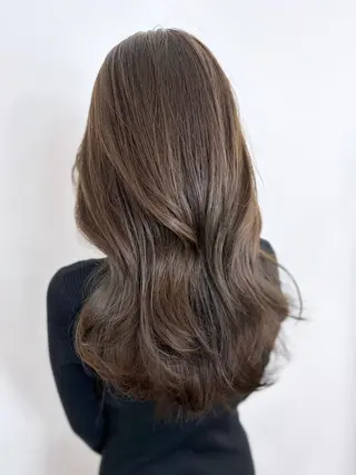 セミロング カラー パーマ ヘアアレンジ ITbyALBUM 八王子店のヘアスタイル