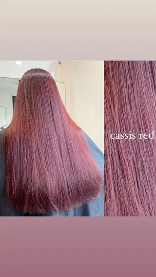 ロング カラー ヘアアレンジ stylist ◎RUKI.のヘアスタイル