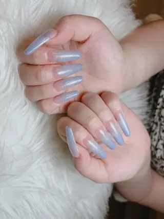 ネイル H3 Nail Tsuki🦋💙のネイルデザイン