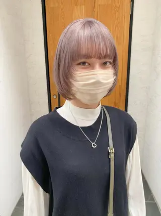 ショート カラー レイヤー/パーマ /ウルフ/nabeのヘアスタイル