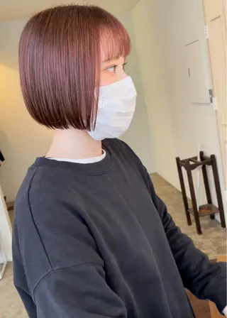 ショート カラー ヒナゴ トヨカズのヘアスタイル