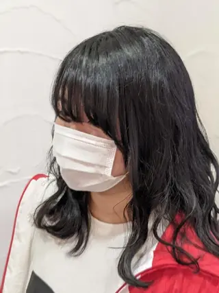 パーマ 髪質改善＆白髪ぼかし カラー♡店長みやけ♡のヘアスタイル