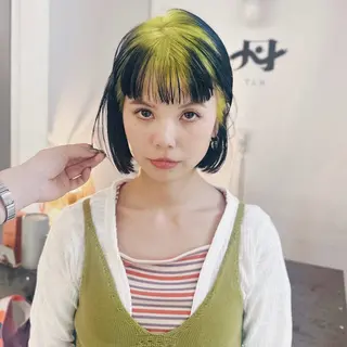 ミディアム カラー ☆RUO☆/レイヤー /ハイトーンのヘアスタイル