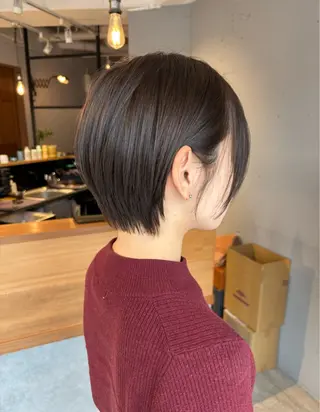 ショート カラー まるやま ゆいかのヘアスタイル
