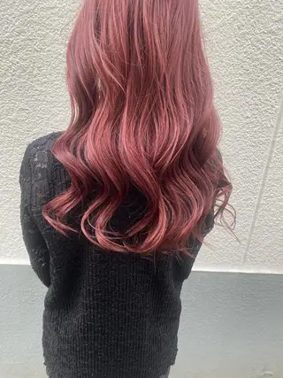 ロング 若山 敦のヘアスタイル