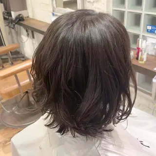 ショート パーマ 銀座No.1髪質改善 縮毛矯正/本木のヘアスタイル