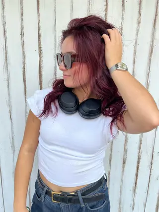 ロング Kakui Yuikaのヘアスタイル