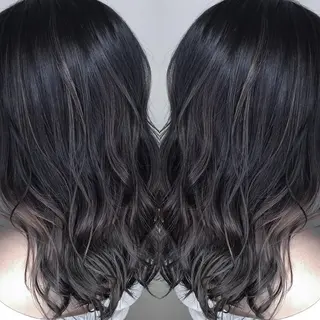 ミディアム カラー AMI Hair  supply所属・髪質改善カラー 韓国風レイヤーのヘアスタイル