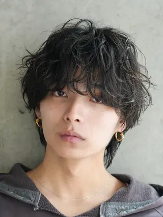 パーマ メンズ 仙台フェザーパーマ/ fifth/遠藤楓雅のヘアスタイル