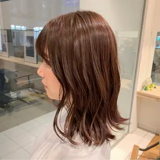 ミディアム カラー 🫧hinaco 🫧のヘアスタイル