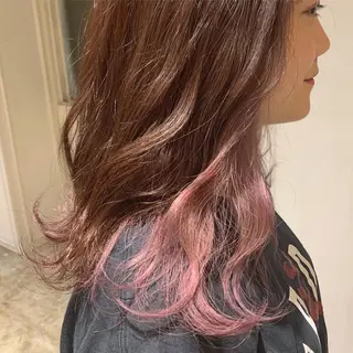 ロング カラー "小顔カット" Fuko.のヘアスタイル