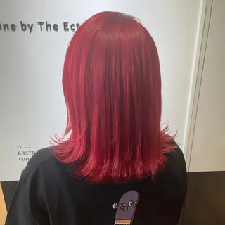 ミディアム カラー 片山美穂 心斎橋・北堀江のヘアスタイル