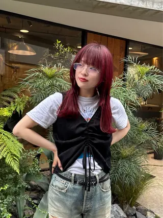 ミディアム 山田 綾乃/メンズカットのヘアスタイル