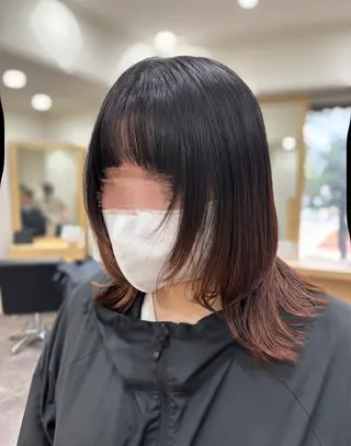 ミディアム kakko所属・(kakko) ayumiのヘアスタイル