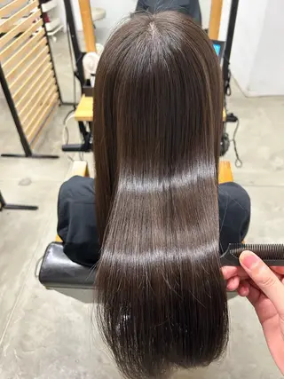 ロング やりすぎないパーマ ニュアンスパーマのヘアスタイル