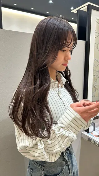 ロング カラー 透明感カラー k-twoういのヘアスタイル