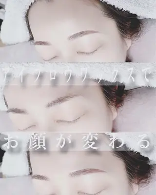 アイブロウ Ema所属・Ema/マツパ/マツ エク/眉/脱毛🌷のマツエク・マツパデザイン