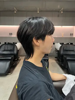 ミディアム メンズ ショートカット無料/ 小顔ショートのヘアスタイル