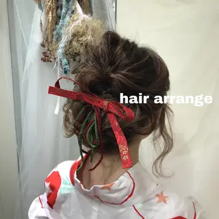 ロング ヘアアレンジ 【淡色color/ nail】maikoのネイルデザイン