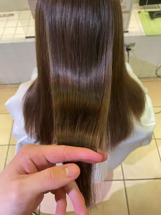 ロング カラー 髪質改善 SHEER. 大阪梅田所属・髪質改善/ 梅田中崎町/宮里のヘアスタイル