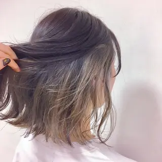 ミディアム カラー ヘアアレンジ 【Sweep】おじま のぞみのヘアスタイル