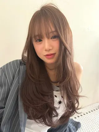 ロング カラー belle   表参道　terrace所属・抜きっぱなしブロンド /ハイトーン/カナタのヘアスタイル